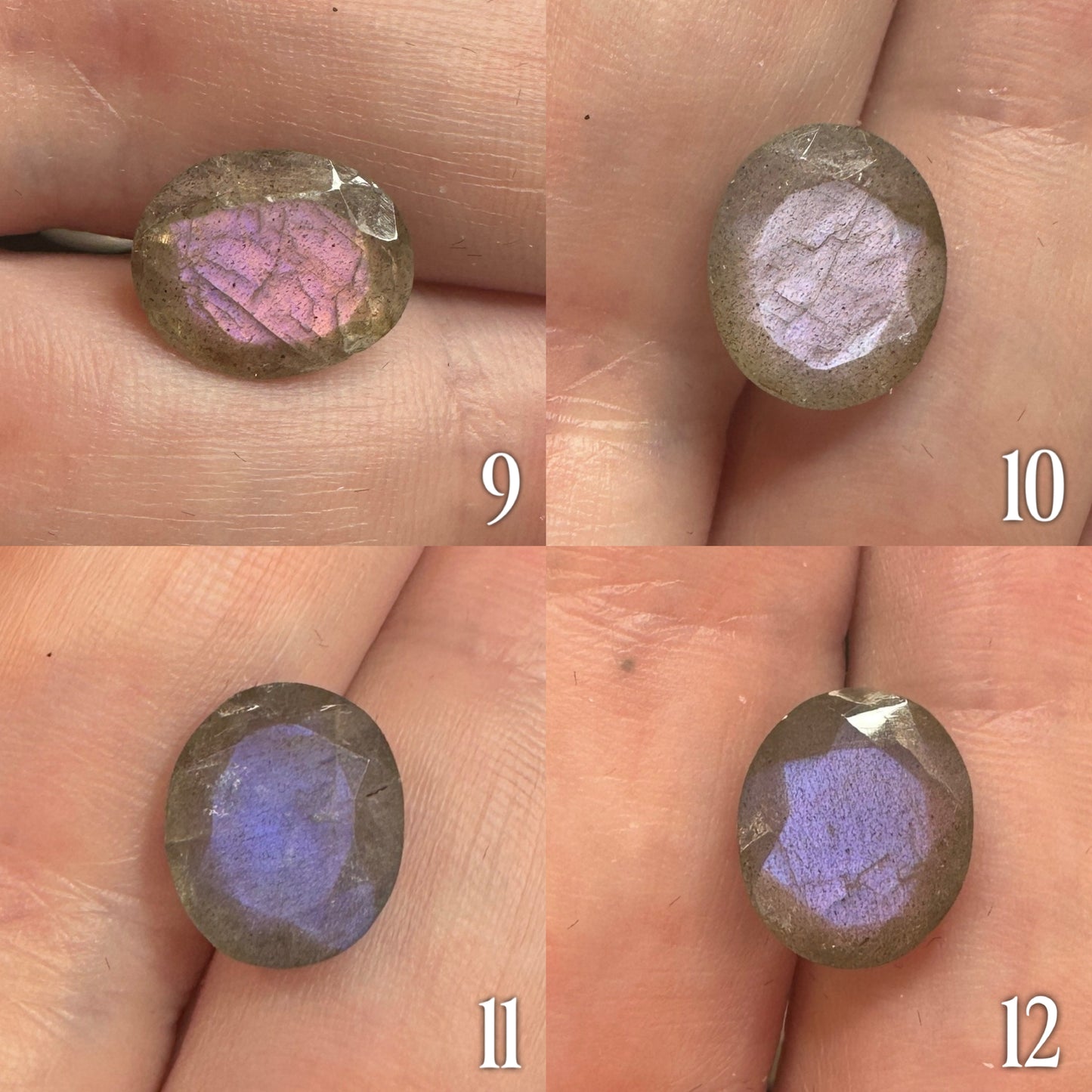 Orlok Ring - Purple Labradorite