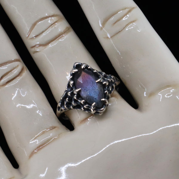 Aphrodite Ring (Limited Edition Purple Labradorite)