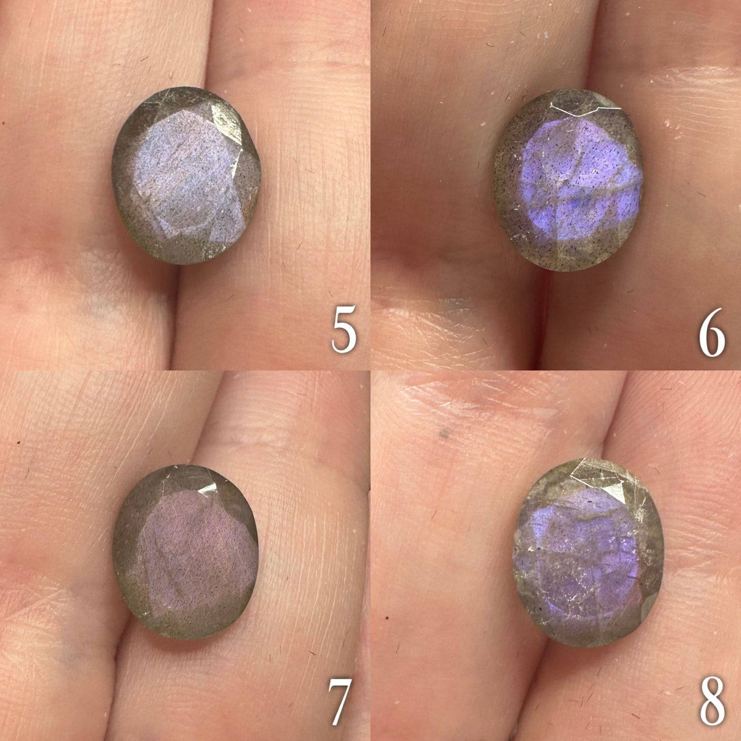Orlok Ring - Purple Labradorite
