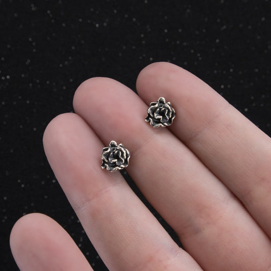 Rosie Studs - Ready To Ship - Oxidised