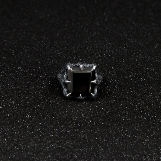 The Dark Embrace Ring - (Garnet and Onyx versions)