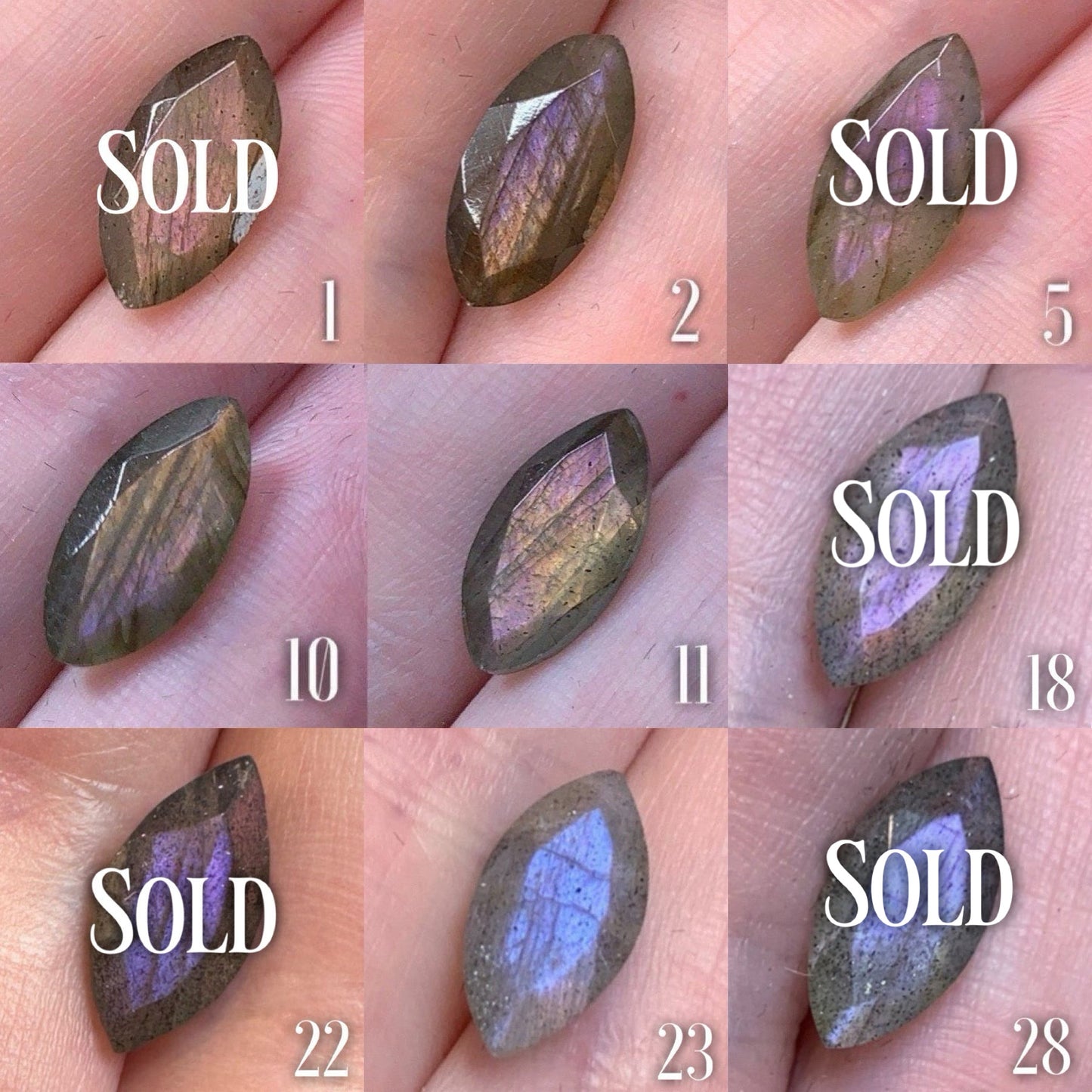 Nightshade Ring (Labradorite & Purple Labradorite version)
