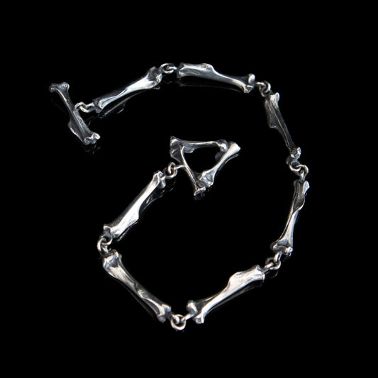 Chain Of Bones II Bracelet - 7 Inches - Ready to Ship