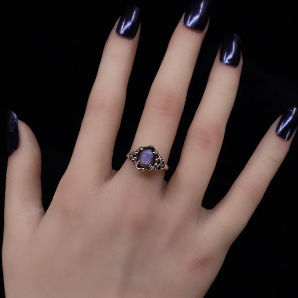 Sea Nymph Ring - Purple Labradorite Limited edition