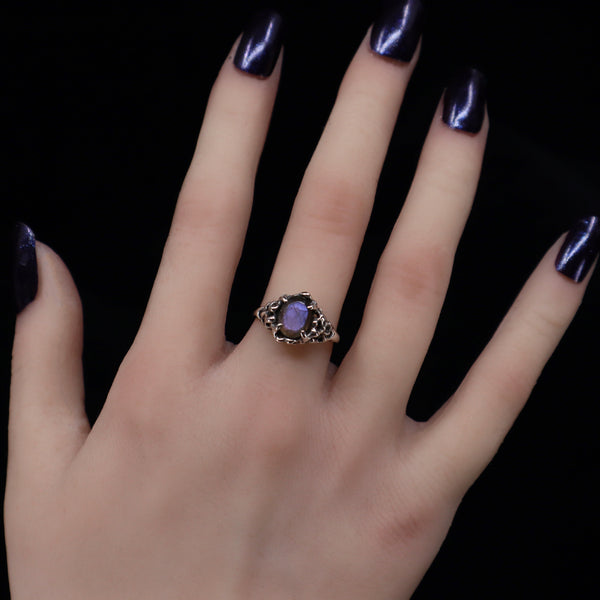 Sea Nymph Ring - Purple Labradorite