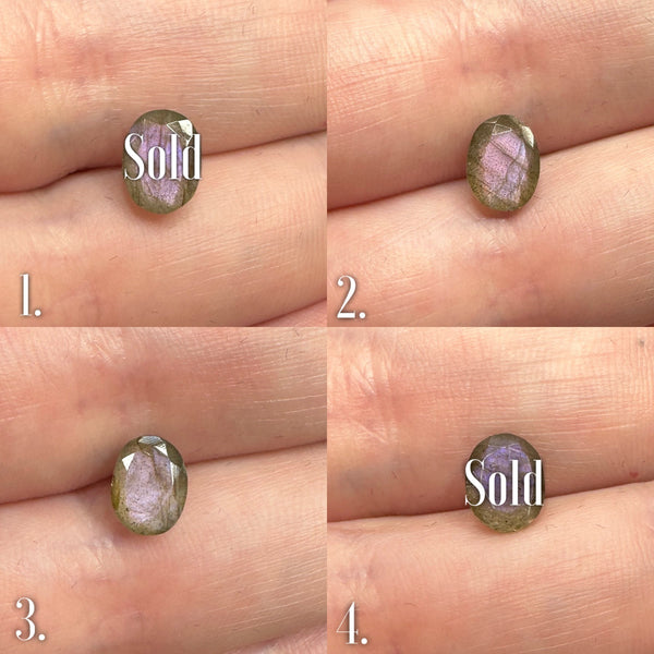 Sea Nymph Ring - Purple Labradorite