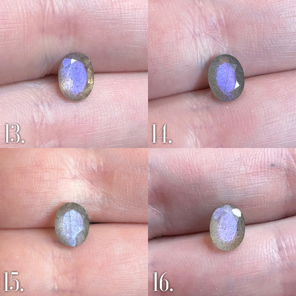 Sea Nymph Ring - Purple Labradorite