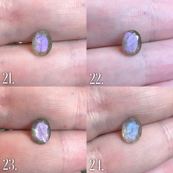 Sea Nymph Ring - Purple Labradorite
