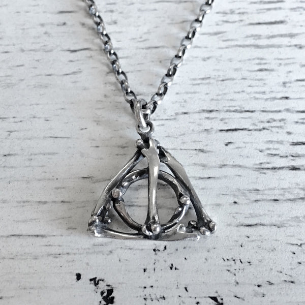 Discontinued - Deathly Hallows Small Bone Pendant