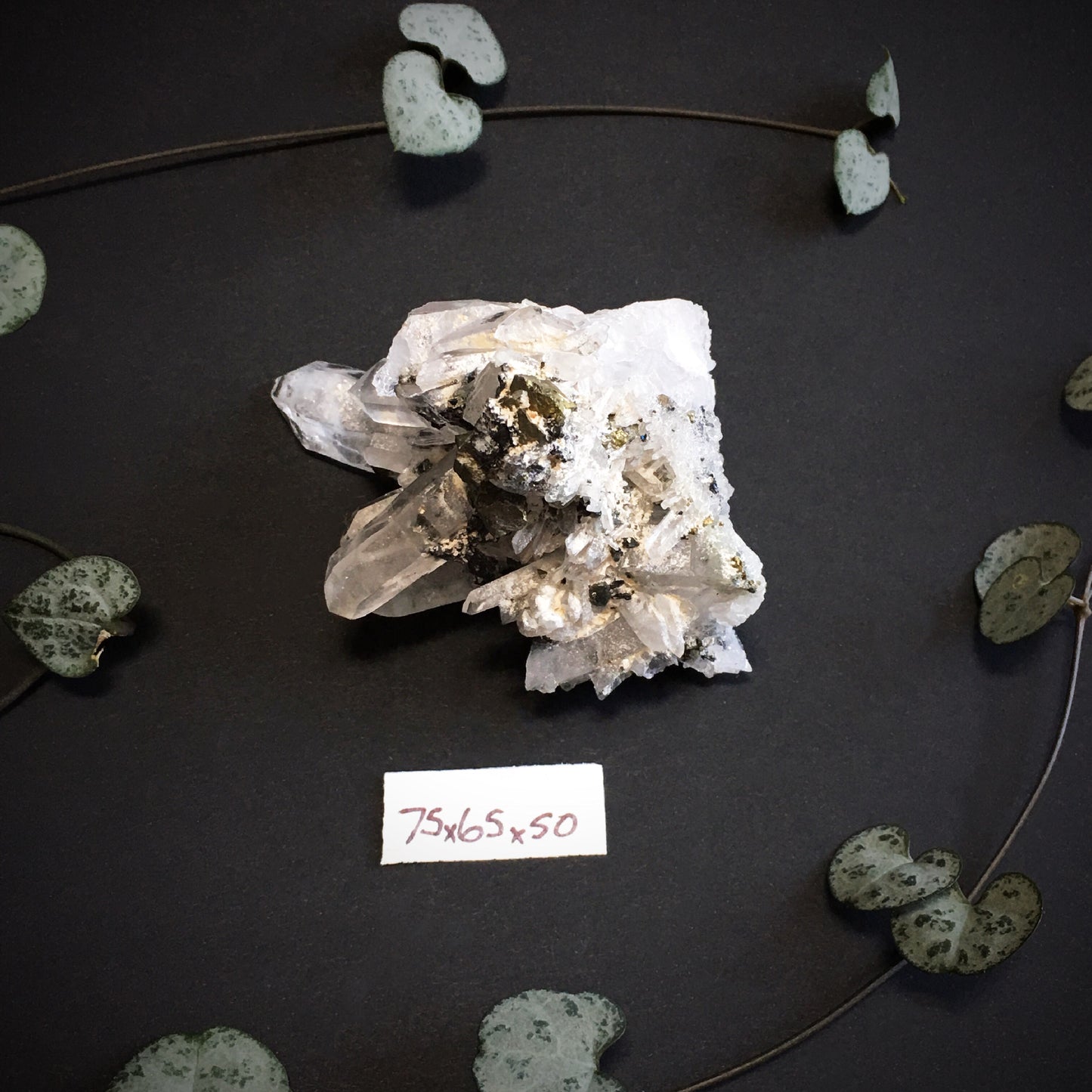 Quartz with sphalerite