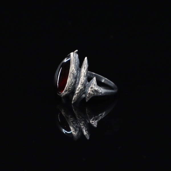 Lestat Ring (Hessonite Garnet)