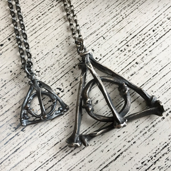 Discontinued - Deathly Hallows Small Bone Pendant