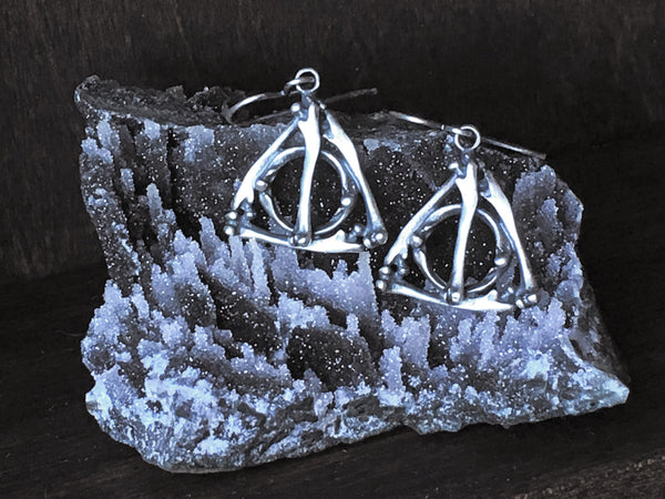 Discontinued - Deathly Hallows Small Bone Earrings