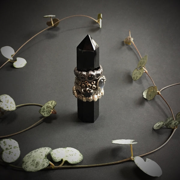 Black Obsidian Obelisk Point