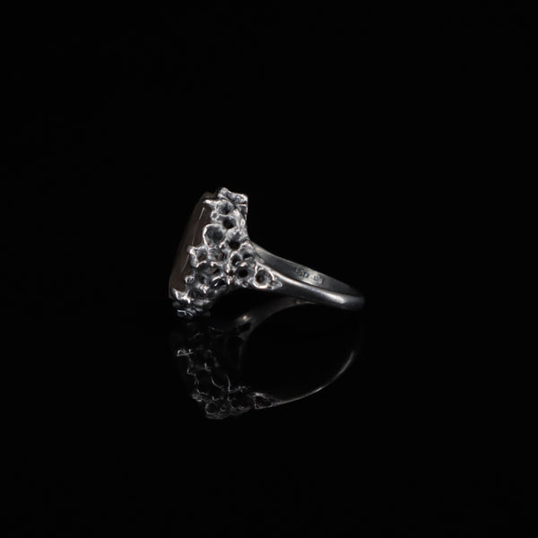 Aphrodite Ring - Grey Moonstone - Size 6.75 - Ready to Ship