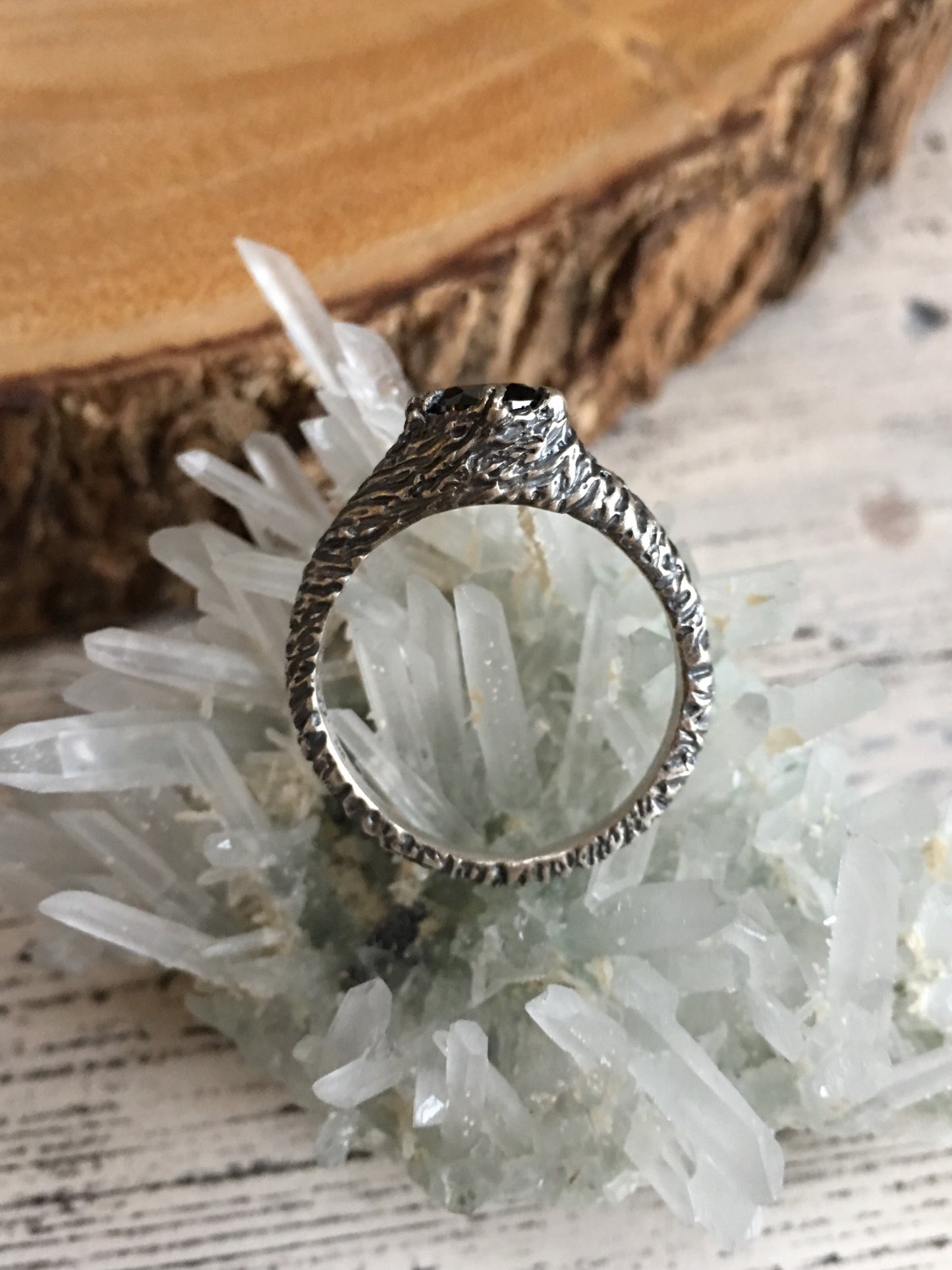 Forest Nymph Ring (Rhodolite Garnet, Hessonite Garnet, Amethyst and Citrine versions)