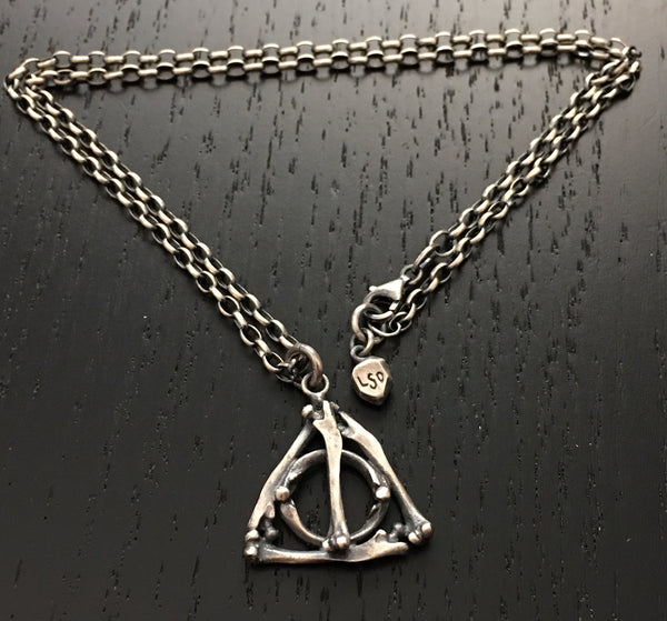 Discontinued - Deathly Hallows Small Bone Pendant