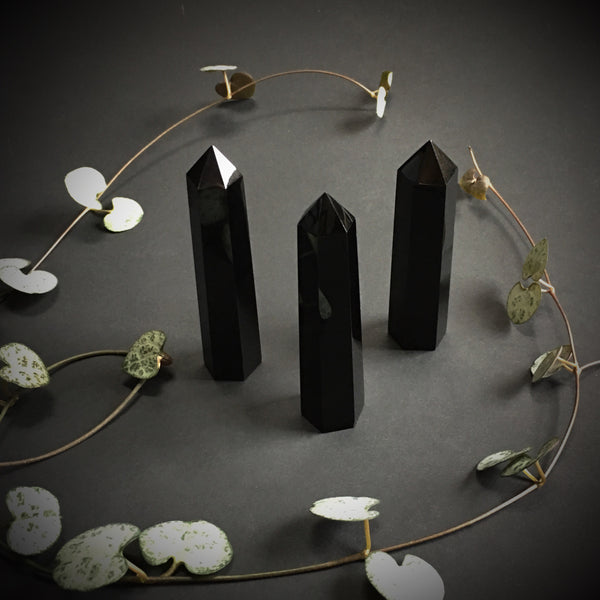 Black Obsidian Obelisk Point
