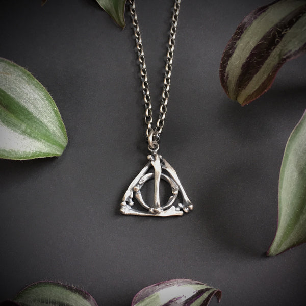 Discontinued - Deathly Hallows Small Bone Pendant