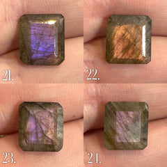The Dark Embrace Ring (Labradorite and Purple Labradorite version)