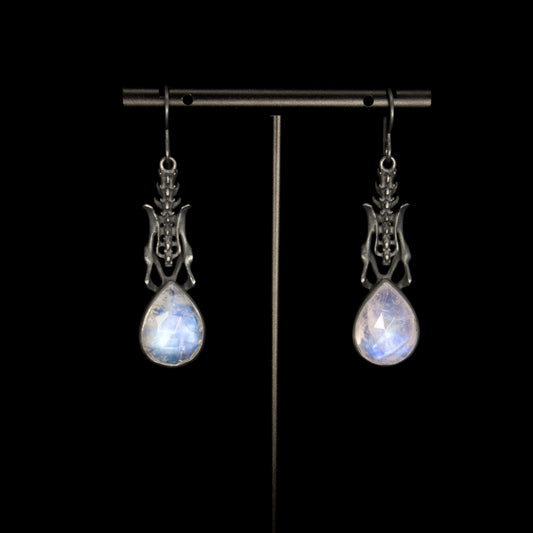 Black Death Earrings