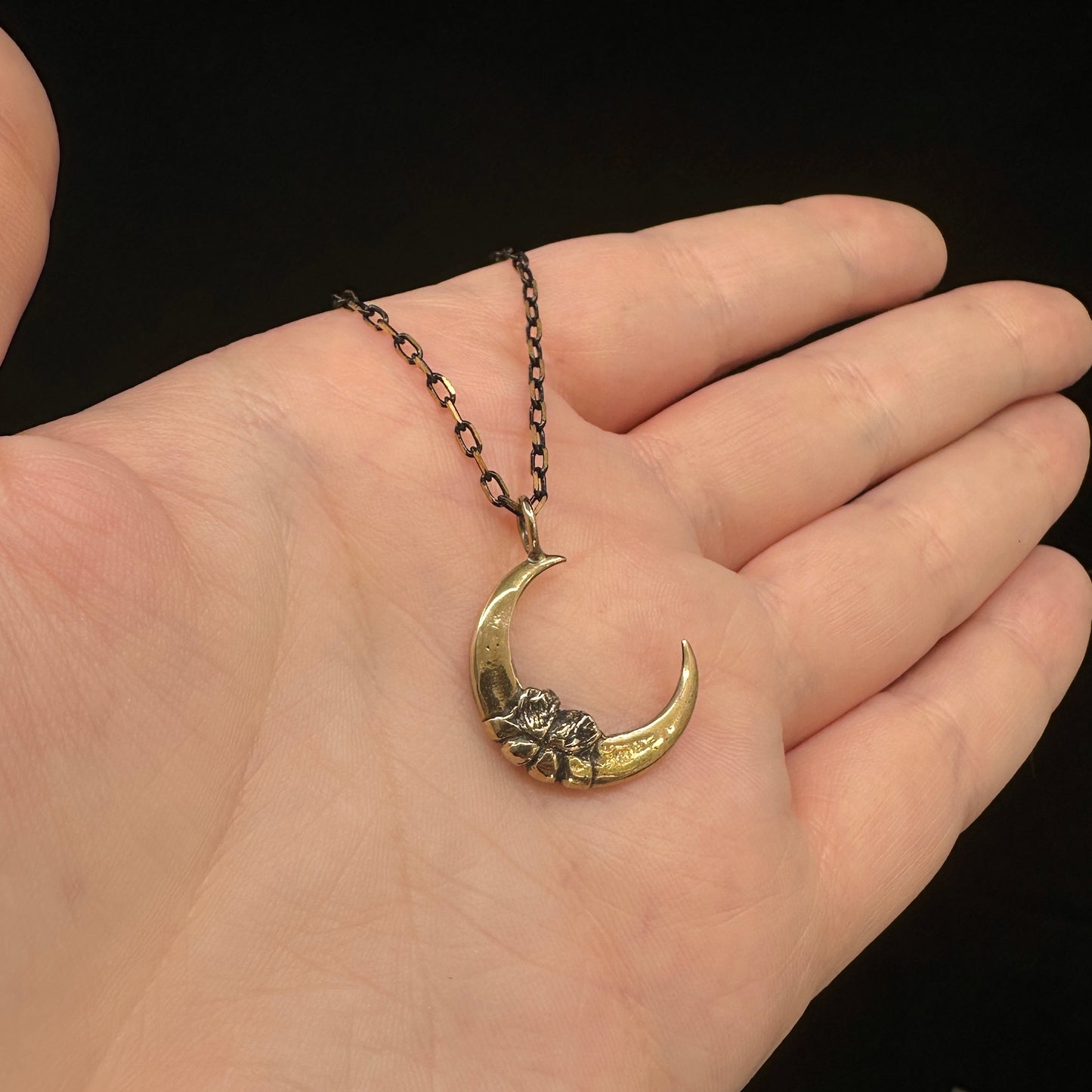 Luna Magnus Pendant - 18 inches - Bronze - Ready to Ship