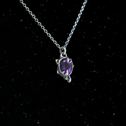 Primordial Pendant - Amethyst 18 inches - Ready to Ship