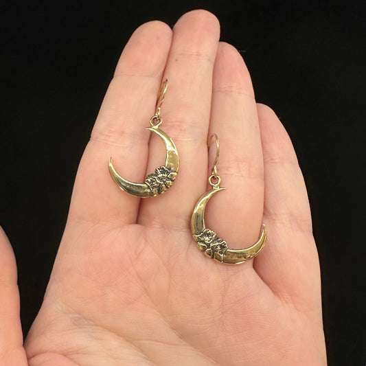 Luna Magnus Earrings - Bronze - Ready to Ship