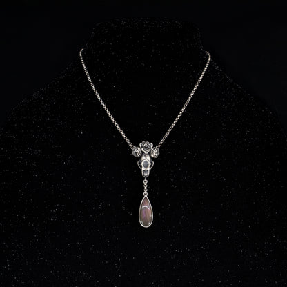 Grand High Witch Necklace - OOAK - Purple Labradorite 16-18 inch adjustable - Ready to Ship