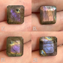 The Dark Embrace Ring (Labradorite and Purple Labradorite version)