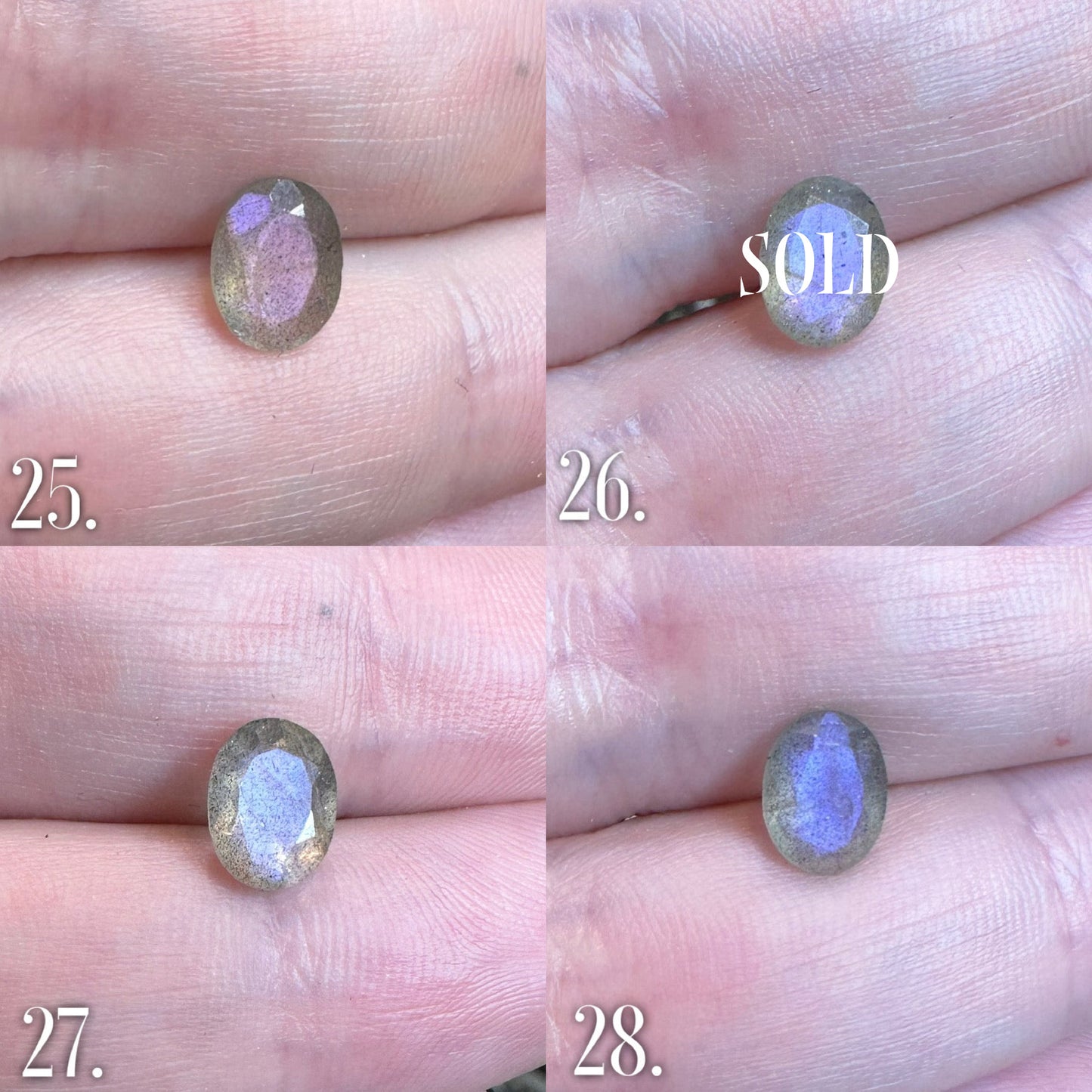 Sea Nymph Ring - Purple Labradorite Limited edition