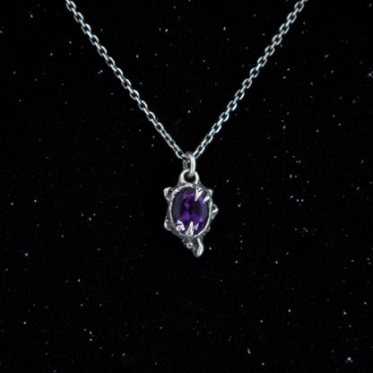 Primordial Pendant - Amethyst 18 inches - Ready to Ship