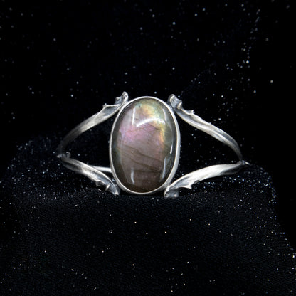 Grand High Witch Cuff - Purple Labradorite - OOAK - Small/Medium size - Ready to Ship
