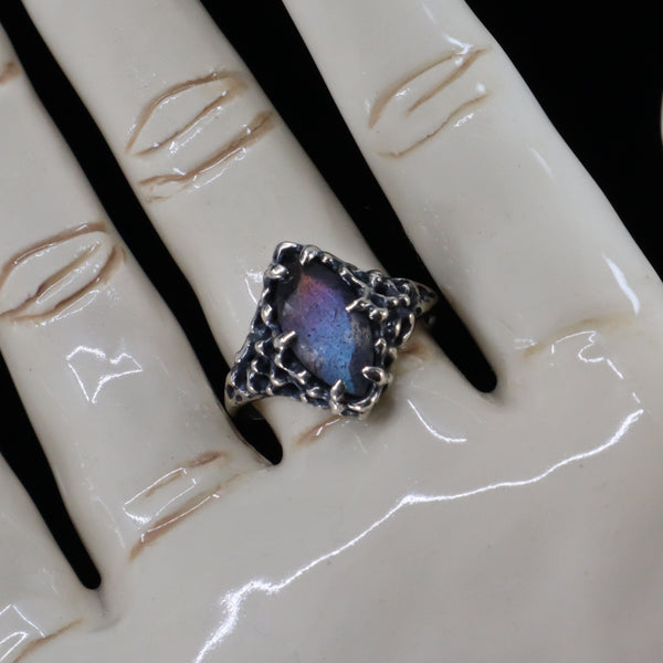 Aphrodite Ring (Limited Edition Purple Labradorite)