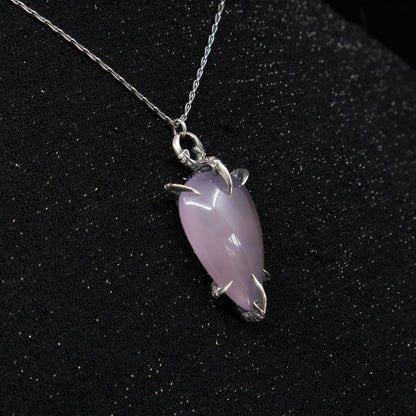 Liebchen Amulet - Purple Chalcedony - OOAK