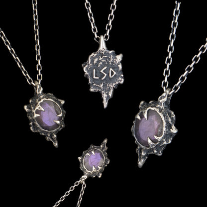 Azathoth Pendant - Purple Labradorite