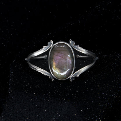 Grand High Witch Cuff - Purple Labradorite - OOAK - Small/Medium size - Ready to Ship