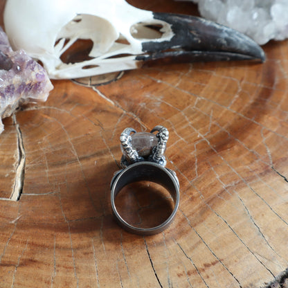 Lunarscape Ring - OOAK Lodolite - Size 8