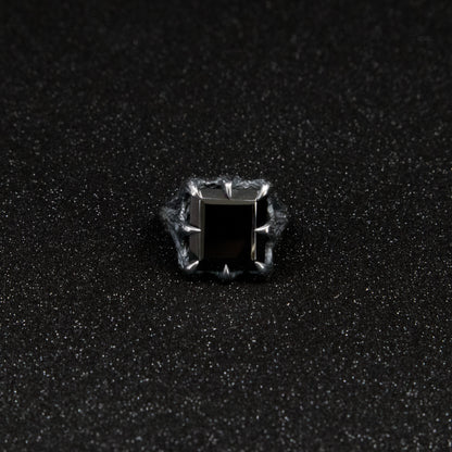 The Dark Embrace Ring - (Garnet and Onyx versions)