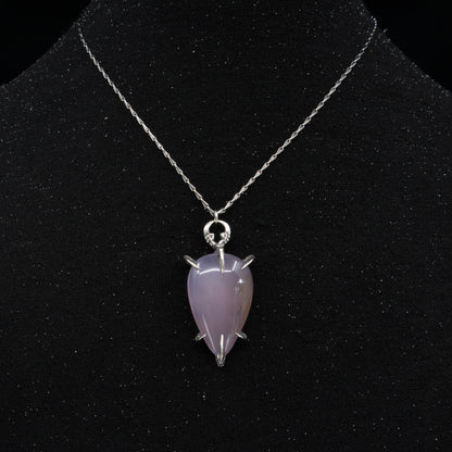 Liebchen Amulet - Purple Chalcedony - OOAK