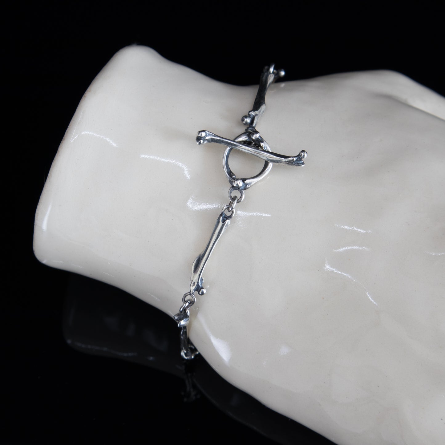 Chain Of Bones Bracelet - 7 inches - Ready to Ship