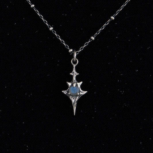 Eldritch Pendant - Labradorite BC - 18 inches- Ready to Ship