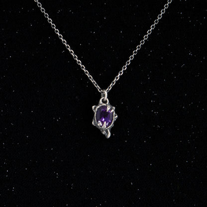 Primordial Pendant - Amethyst 18 inches - Ready to Ship