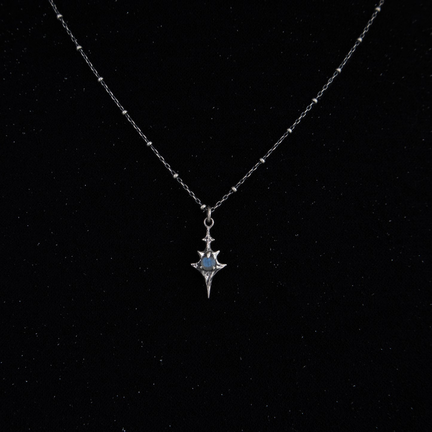 Eldritch Pendant - Labradorite BC - 18 inches- Ready to Ship