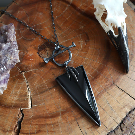 Hexen Pendant XL Onyx - 30 inches - OOAK