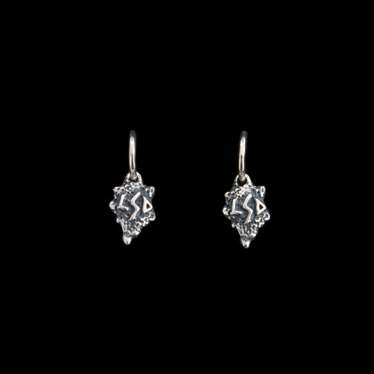 Primordial Hoop Earrings - Labradorite - Ready to Ship