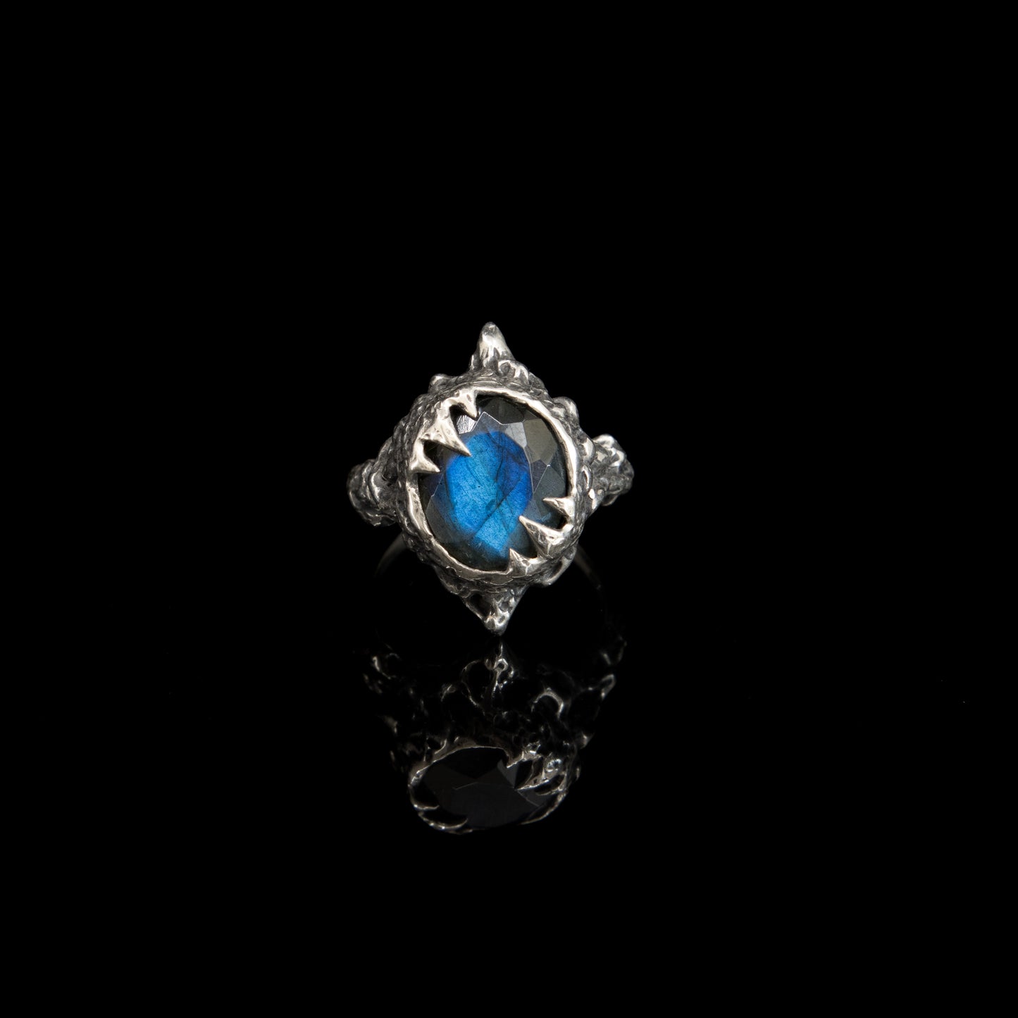 Orlok Ring - Labradorite - Size 7.25 - Ready To Ship