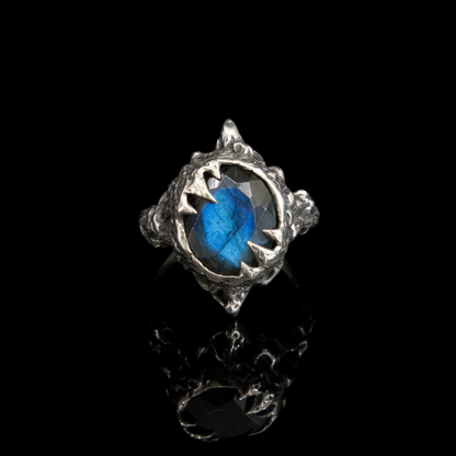 Orlok Ring - Labradorite - Size 7.25 - Ready To Ship