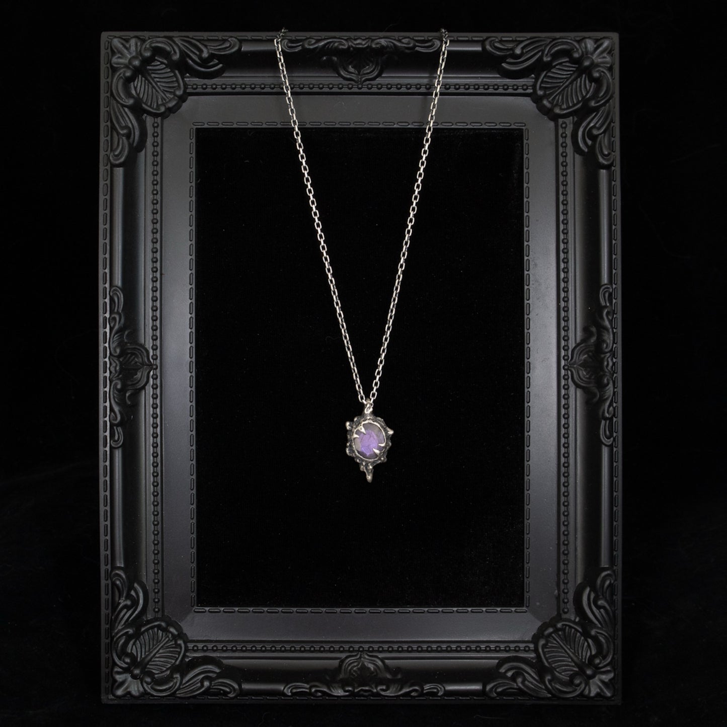 Azathoth Pendant - Purple Labradorite