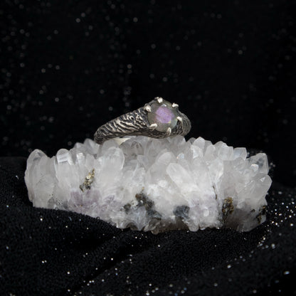 Forest Nymph Ring - Purple Labradorite